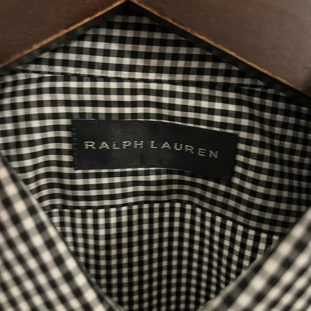 Ralph Lauren Black‎ Label Black & White Gingham NWT